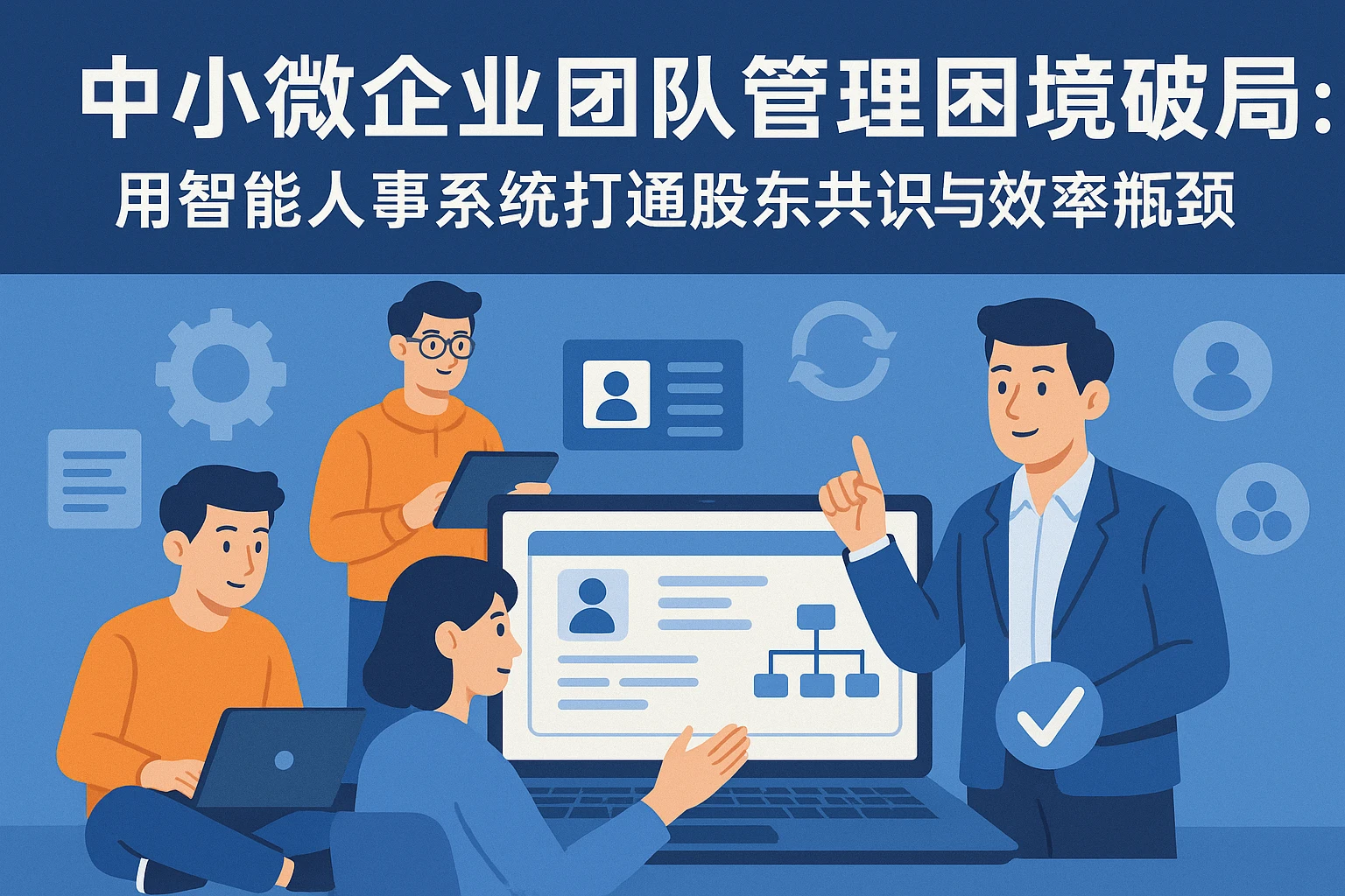 中小微企业团队管理困境破局：用智能人事系统打通股东共识与效率瓶颈