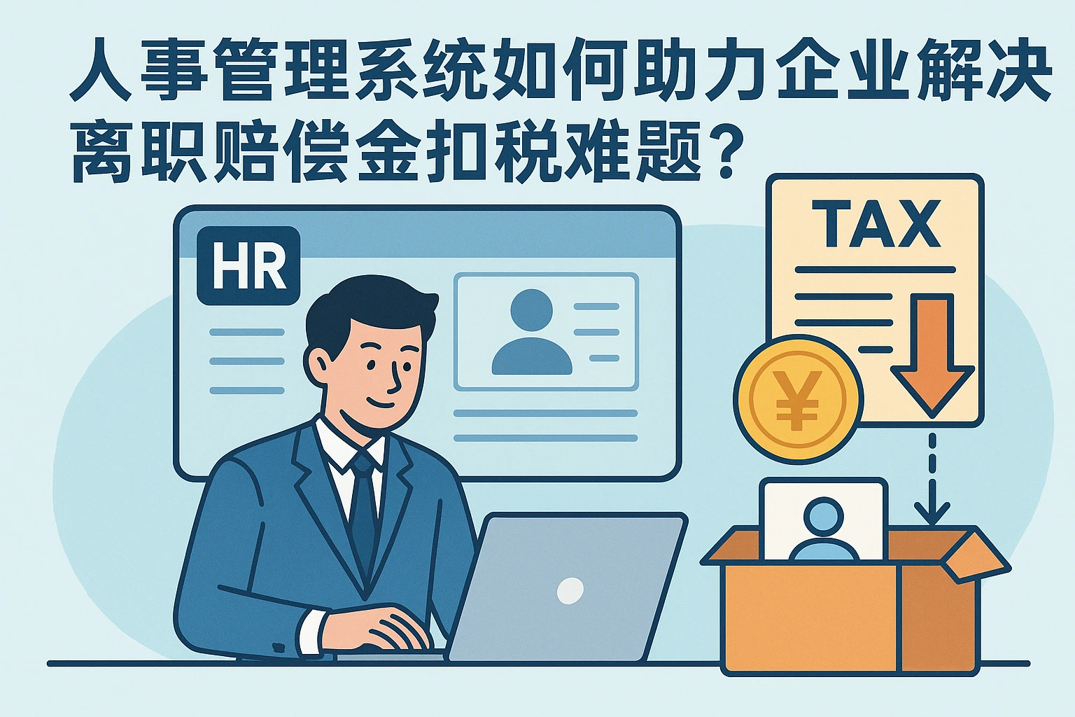 人事管理系统如何助力企业解决离职赔偿金扣税难题？