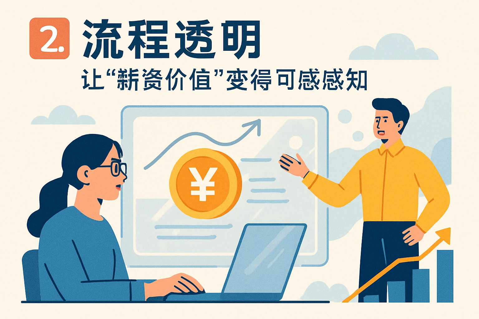 2. 流程透明：让“薪资价值”变得可感知