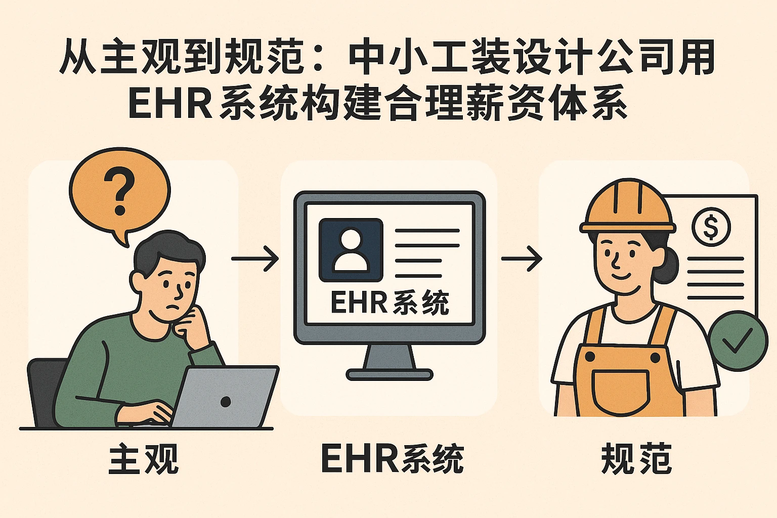 从主观到规范：中小工装设计公司用EHR系统构建合理薪资体系