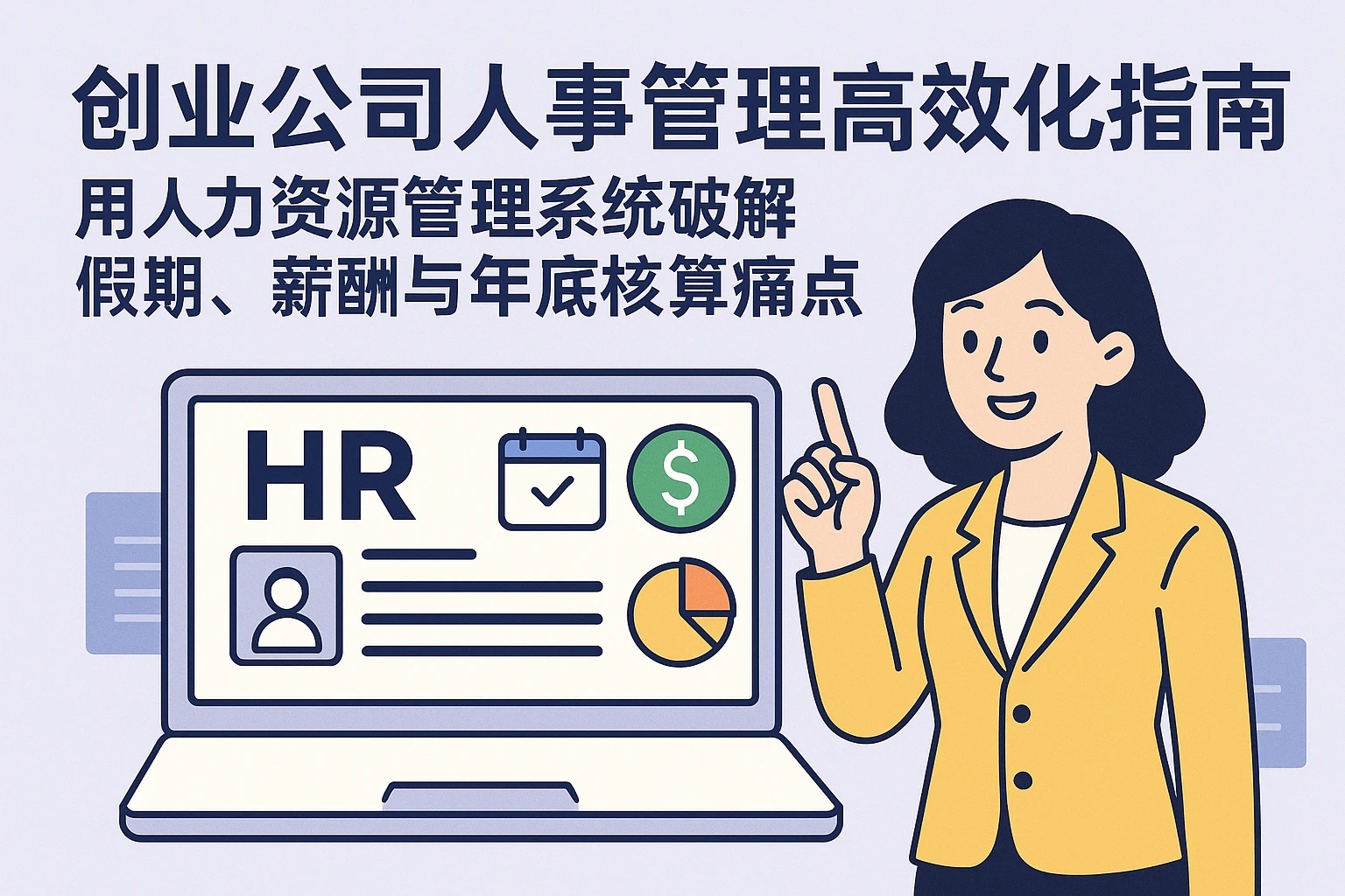 创业公司人事管理高效化指南：用人力资源管理系统破解假期、薪酬与年底核算痛点