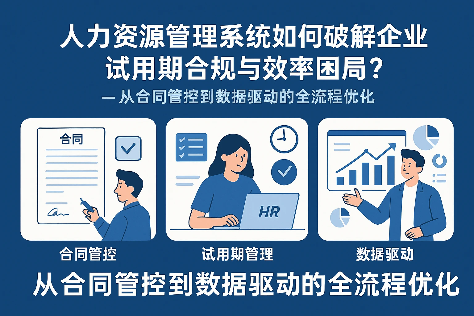 人力资源管理系统如何破解企业试用期合规与效率困局？——从合同管控到数据驱动的全流程优化