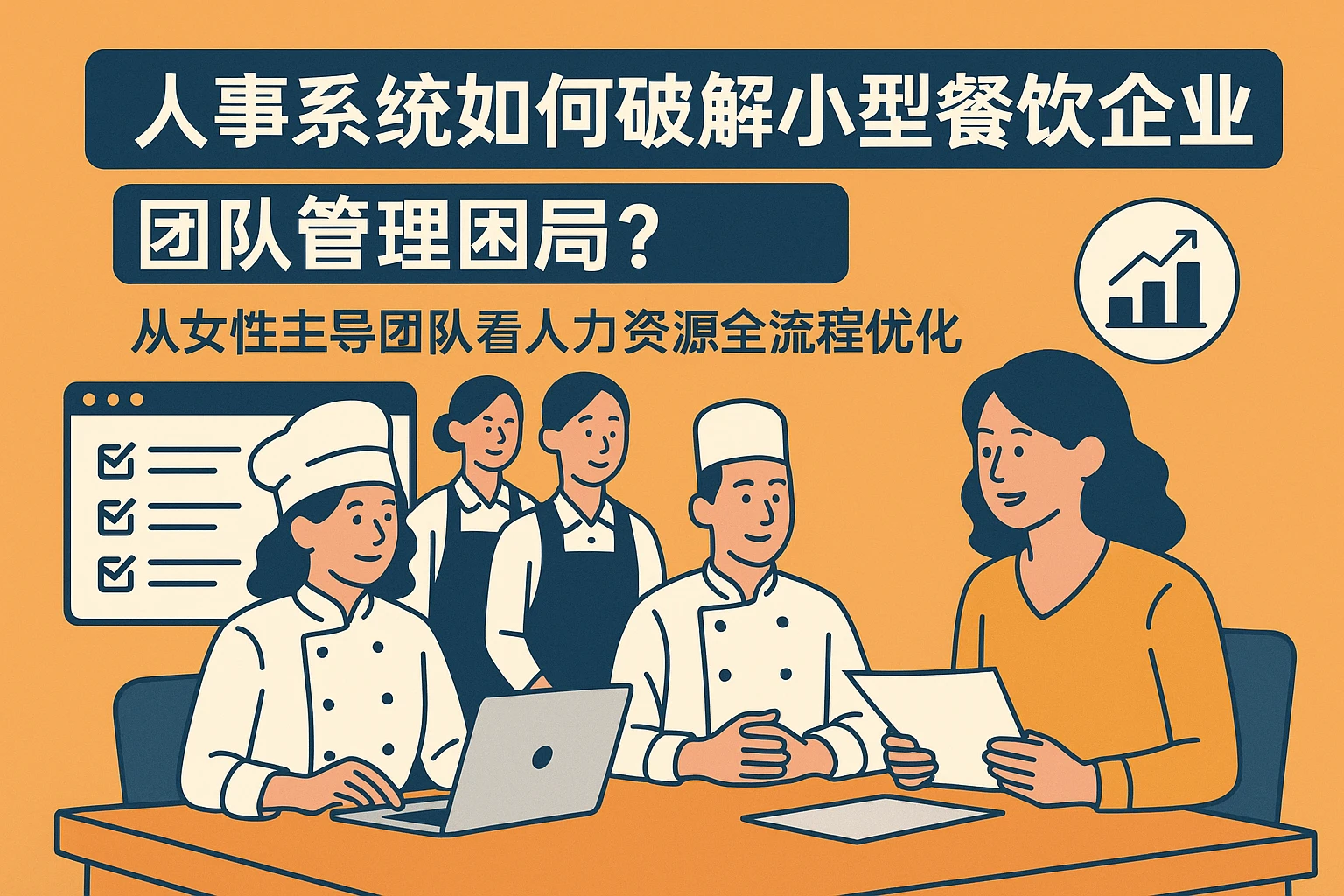 人事系统如何破解小型餐饮企业团队管理困局？从女性主导团队看人力资源全流程优化