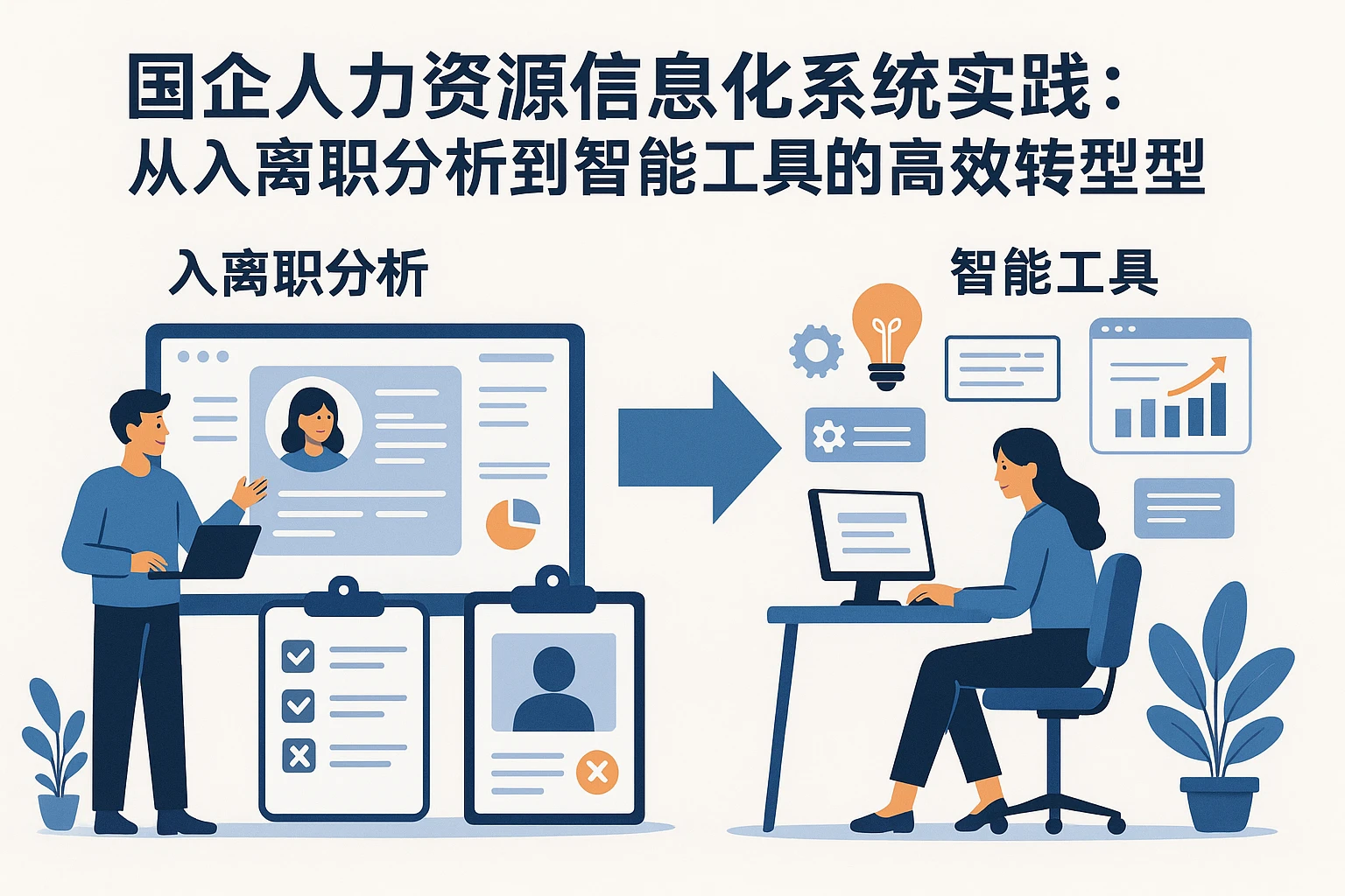 国企人力资源信息化系统实践：从入离职分析到智能工具的高效转型