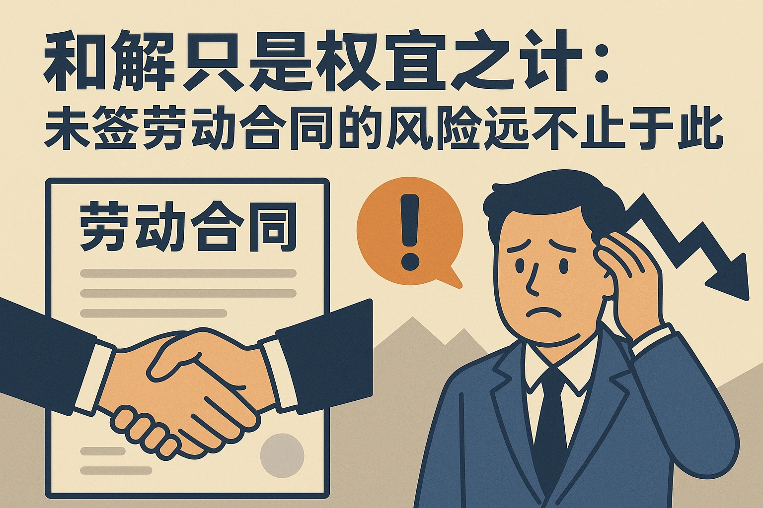 2. 和解只是权宜之计：未签劳动合同的风险远不止于此