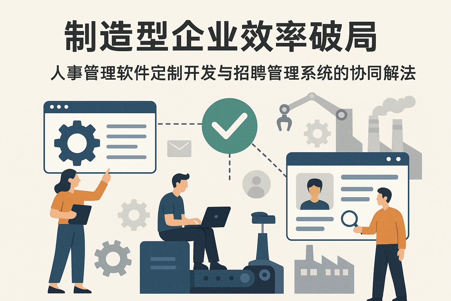 制造型企业效率破局：人事管理软件定制开发与招聘管理系统的协同解法