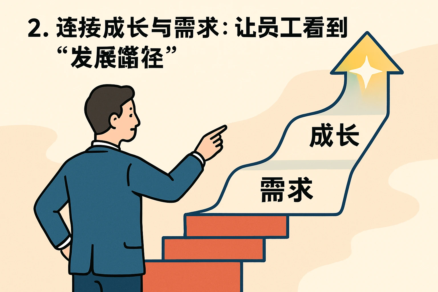 2. 连接成长与需求：让员工看到“发展路径”