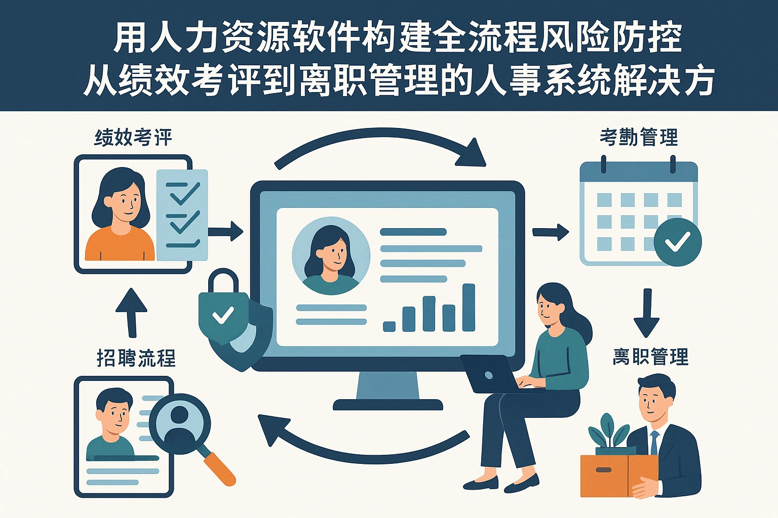 用人力资源软件构建全流程风险防控：从绩效考评到离职管理的人事系统解决方案