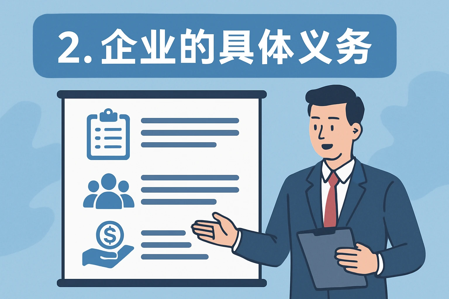 2. 企业的具体义务