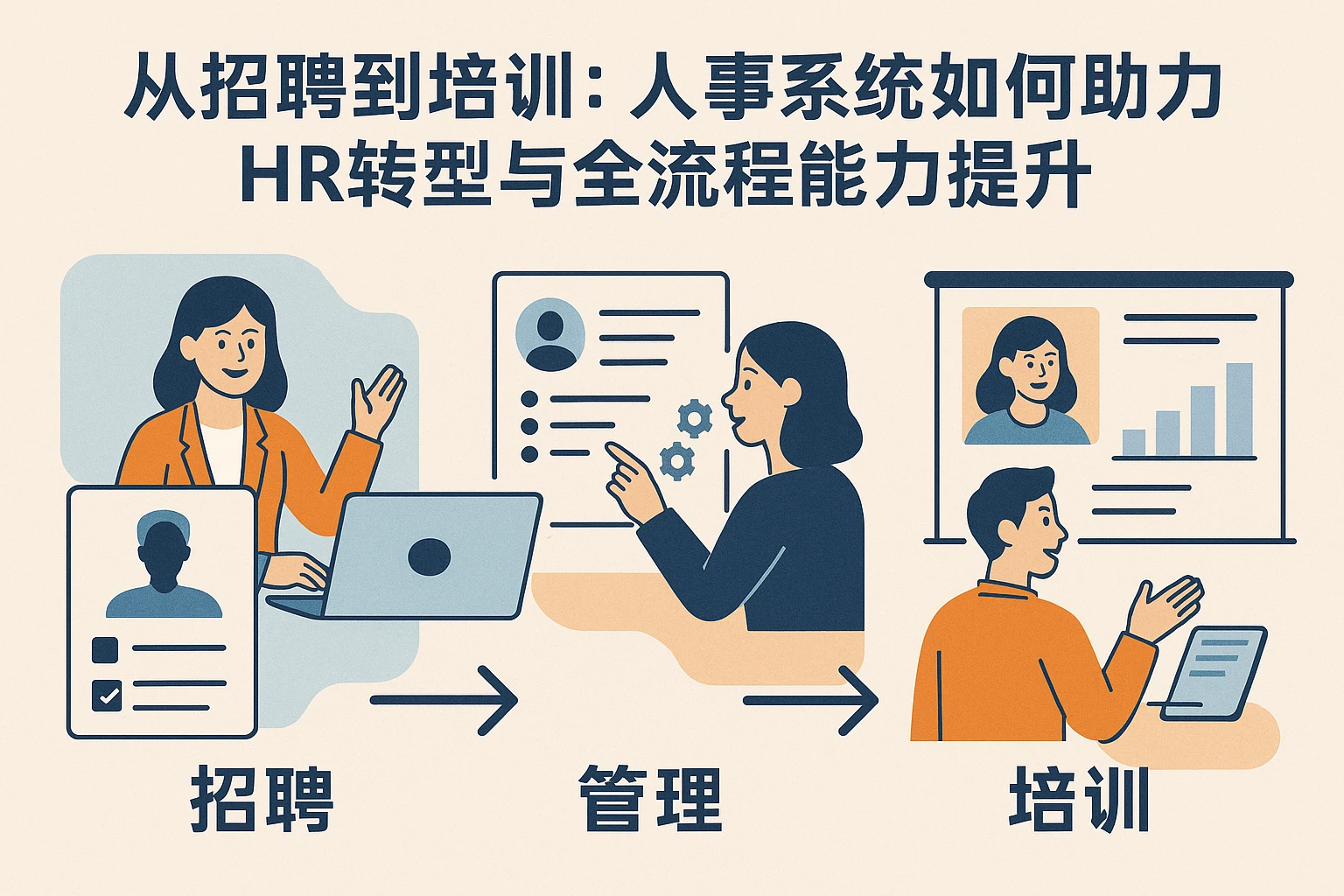 从招聘到培训：人事系统如何助力HR转型与全流程能力提升