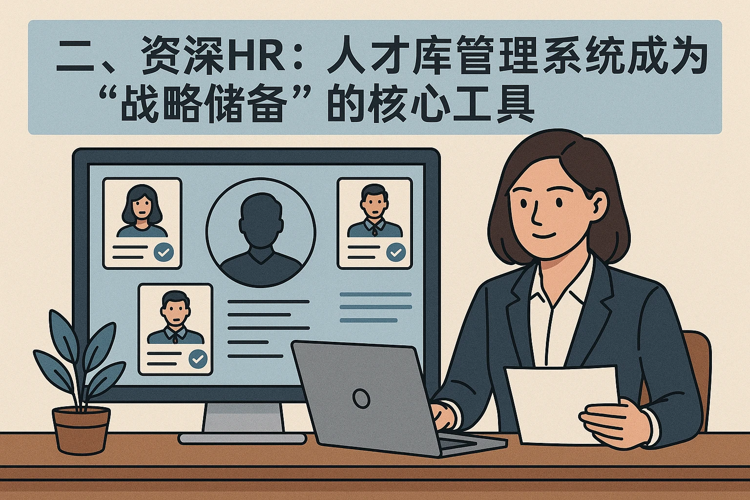 二、资深HR：人才库管理系统成为“战略储备”的核心工具