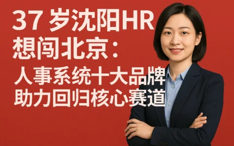 37岁沈阳HR想闯北京：人事系统十大品牌助力回归核心赛道