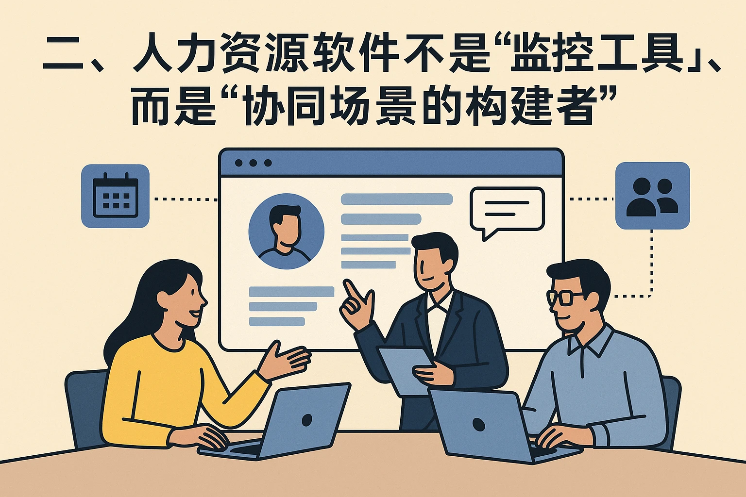 二、人力资源软件不是“监控工具”，而是“协同场景的构建者”