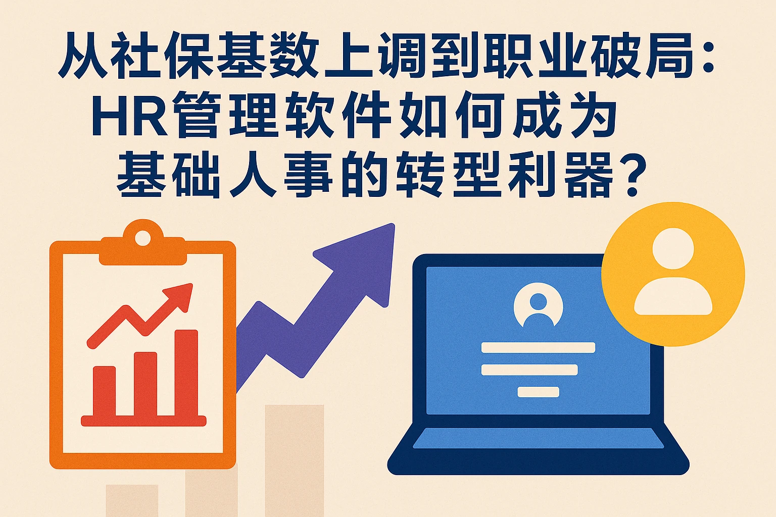 从社保基数上调到职业破局：HR管理软件如何成为基础人事的转型利器？