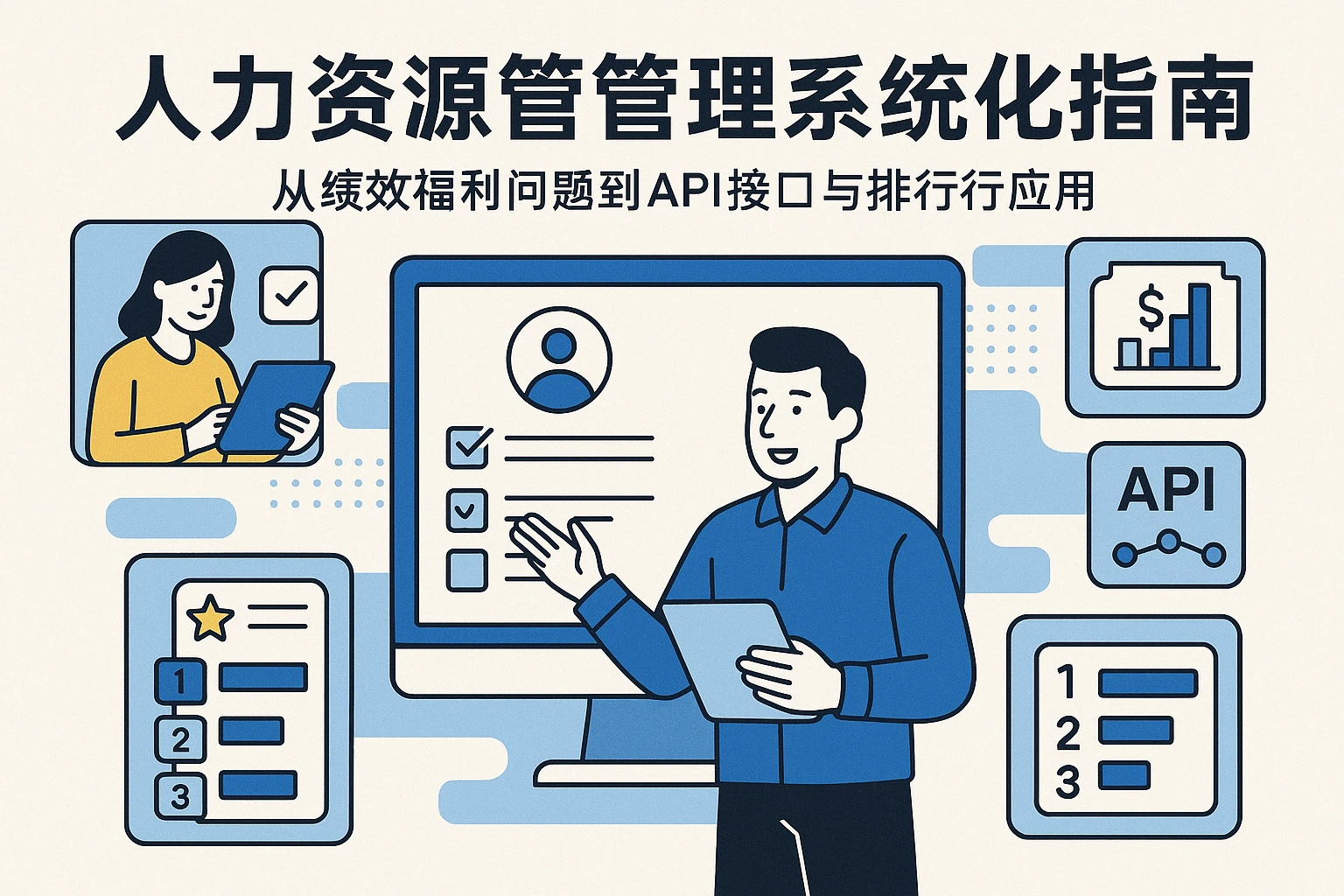 人力资源管理系统优化指南：从绩效福利问题到API接口与排行榜应用