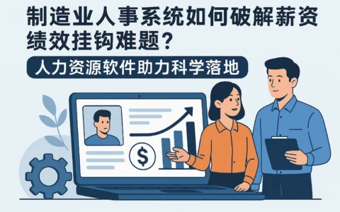制造业人事系统如何破解薪资绩效挂钩难题？人力资源软件助力科学落地