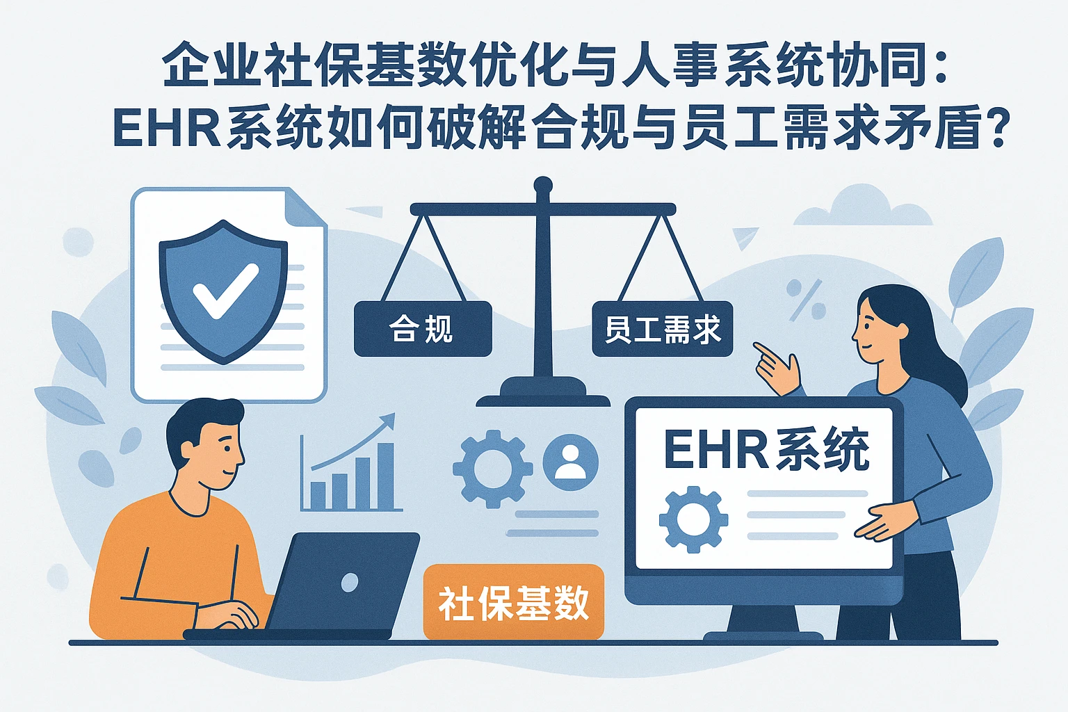 企业社保基数优化与人事系统协同：EHR系统如何破解合规与员工需求矛盾？