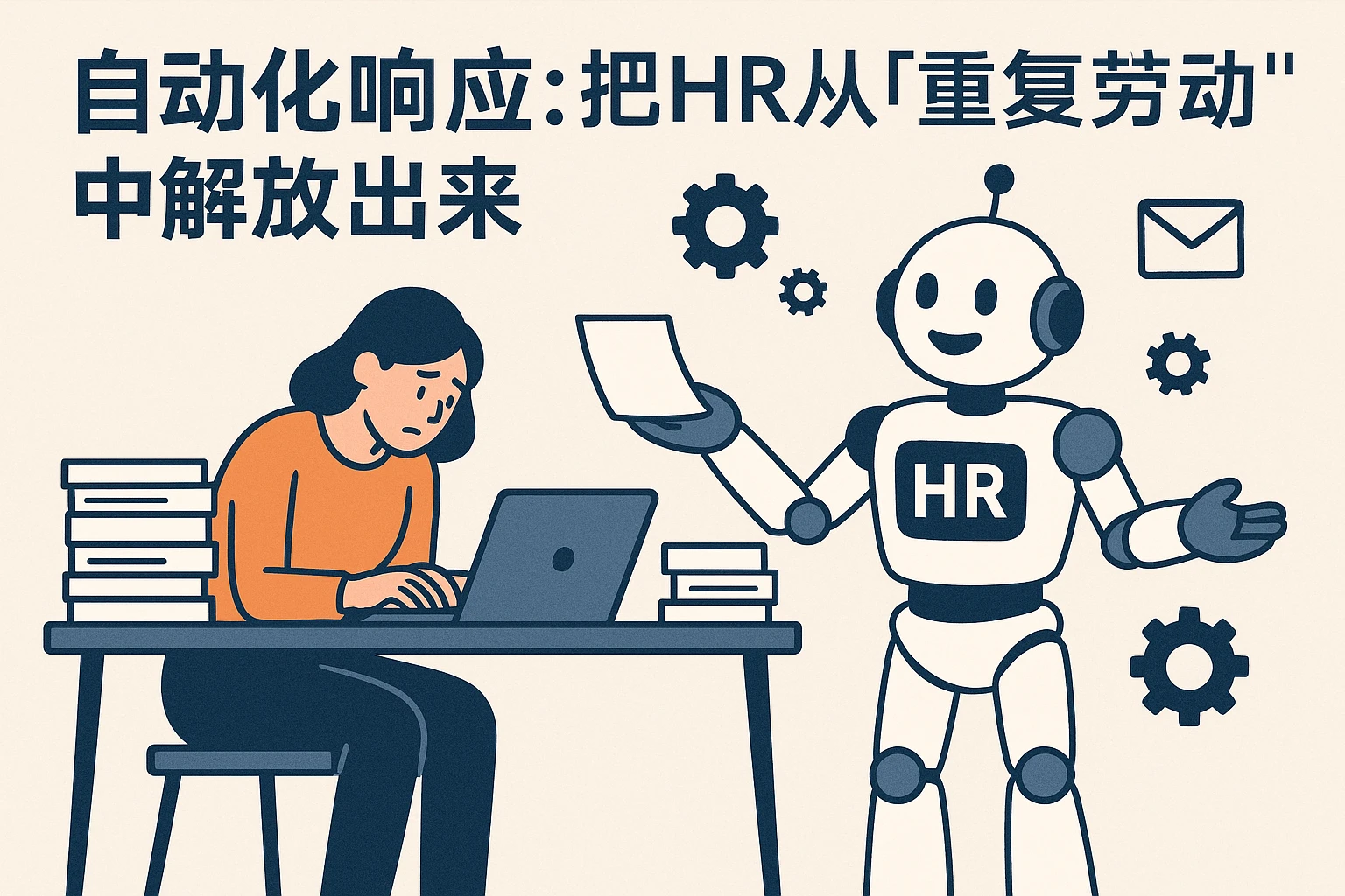 2. 自动化响应：把HR从“重复劳动”中解放出来