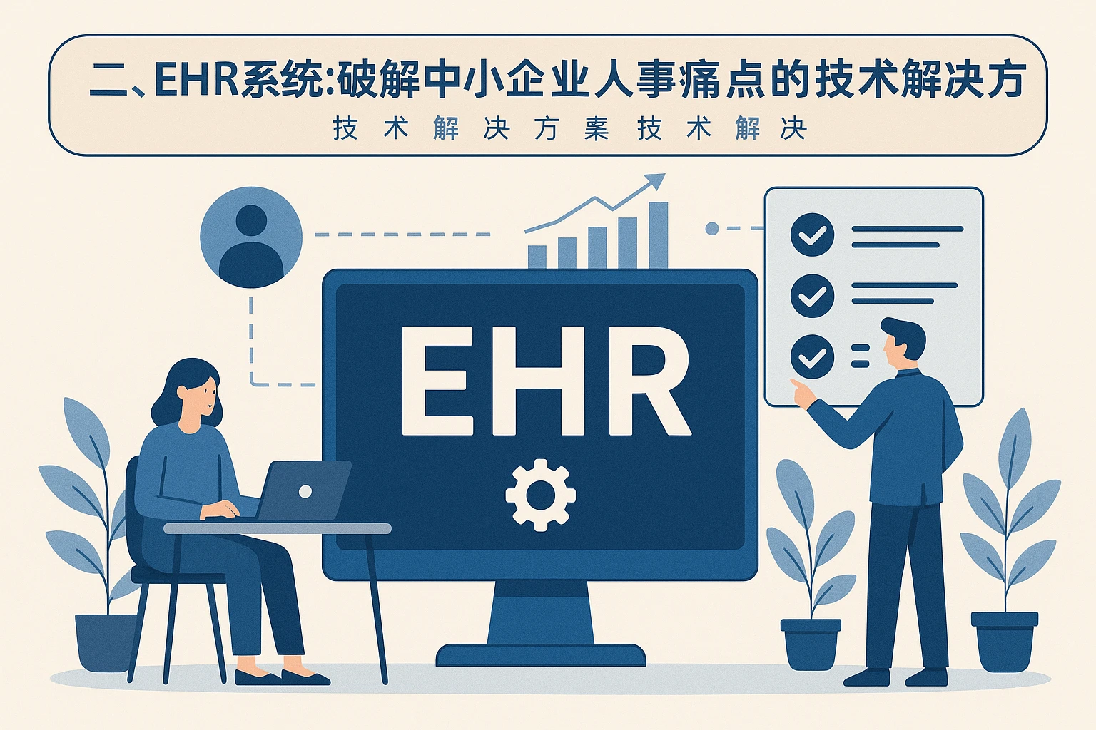 二、EHR系统：破解中小企业人事痛点的技术解决方案