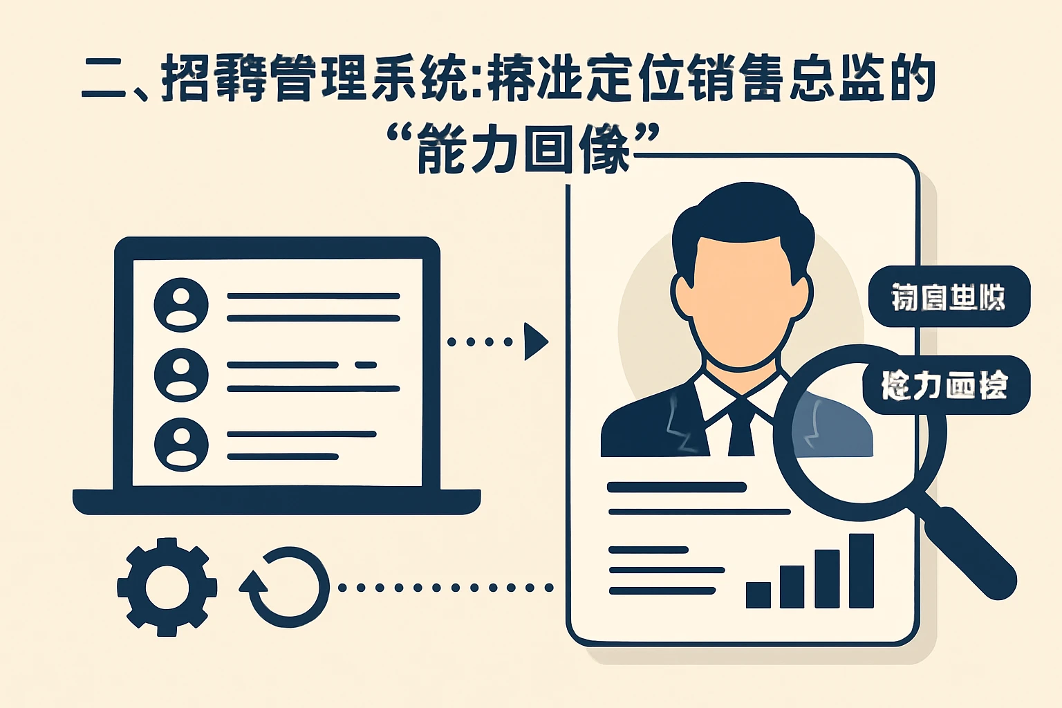 二、招聘管理系统：精准定位销售总监的“能力画像”