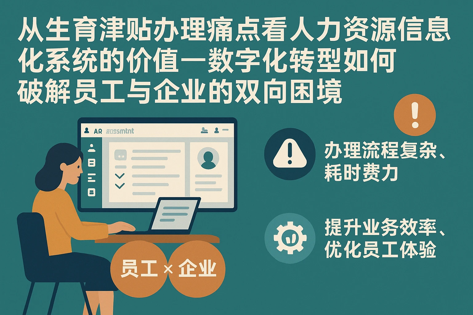 从生育津贴办理痛点看人力资源信息化系统的价值——数字化转型如何破解员工与企业的双向困境