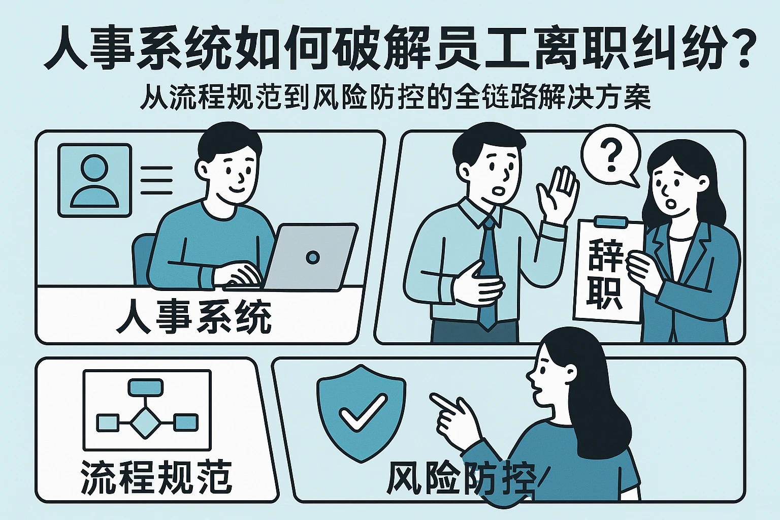 人事系统如何破解员工离职纠纷？从流程规范到风险防控的全链路解决方案