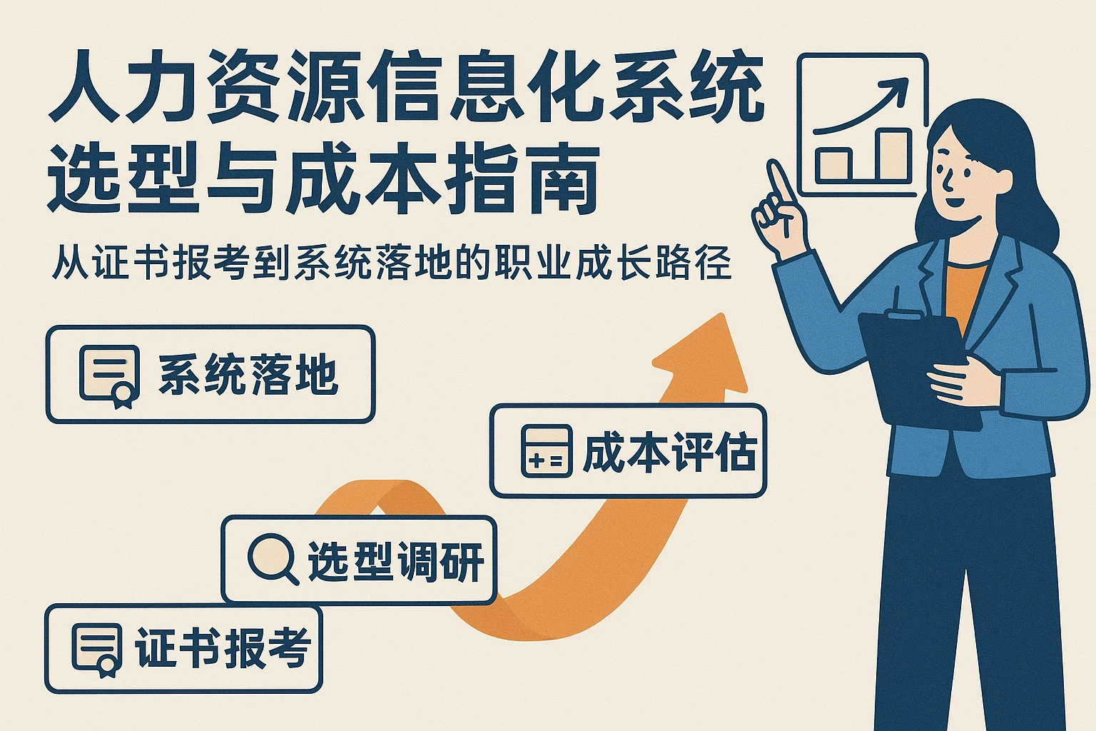 人力资源信息化系统选型与成本指南：从证书报考到系统落地的职业成长路径