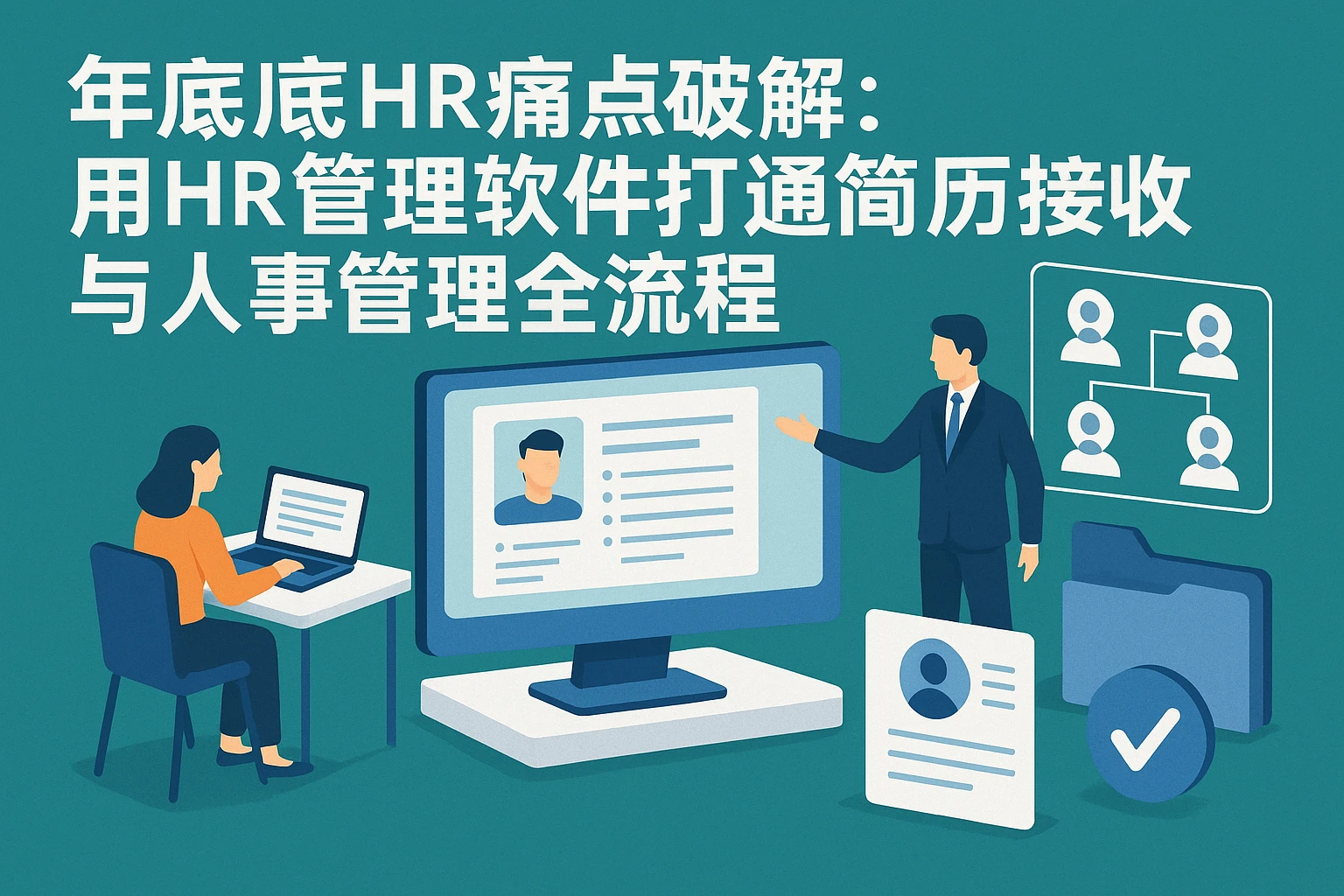 年底HR痛点破解：用HR管理软件打通简历接收与人事管理全流程
