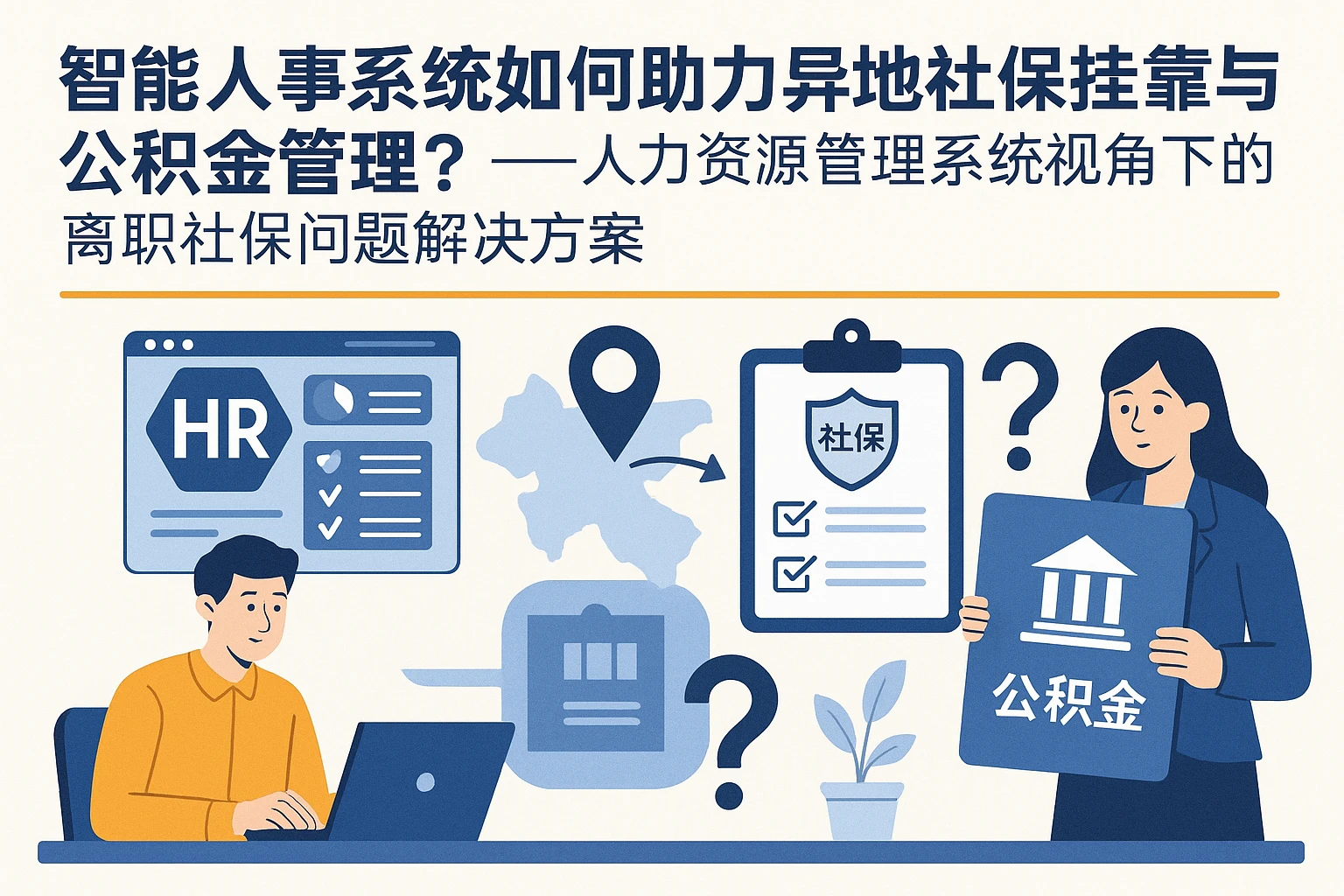 智能人事系统如何助力异地社保挂靠与公积金管理？——人力资源管理系统视角下的离职社保问题解决方案