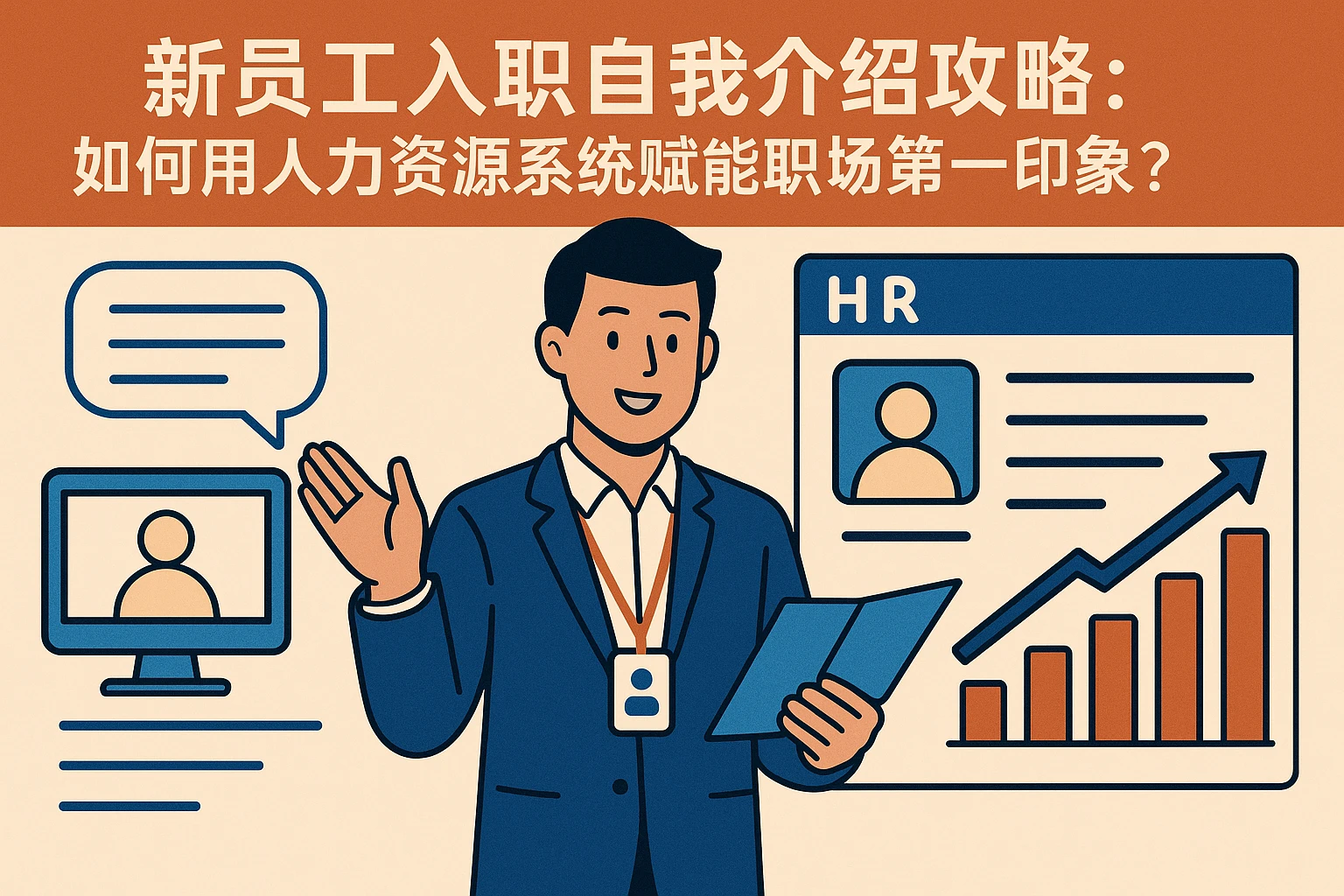 新员工入职自我介绍攻略：如何用人力资源系统赋能职场第一印象？
