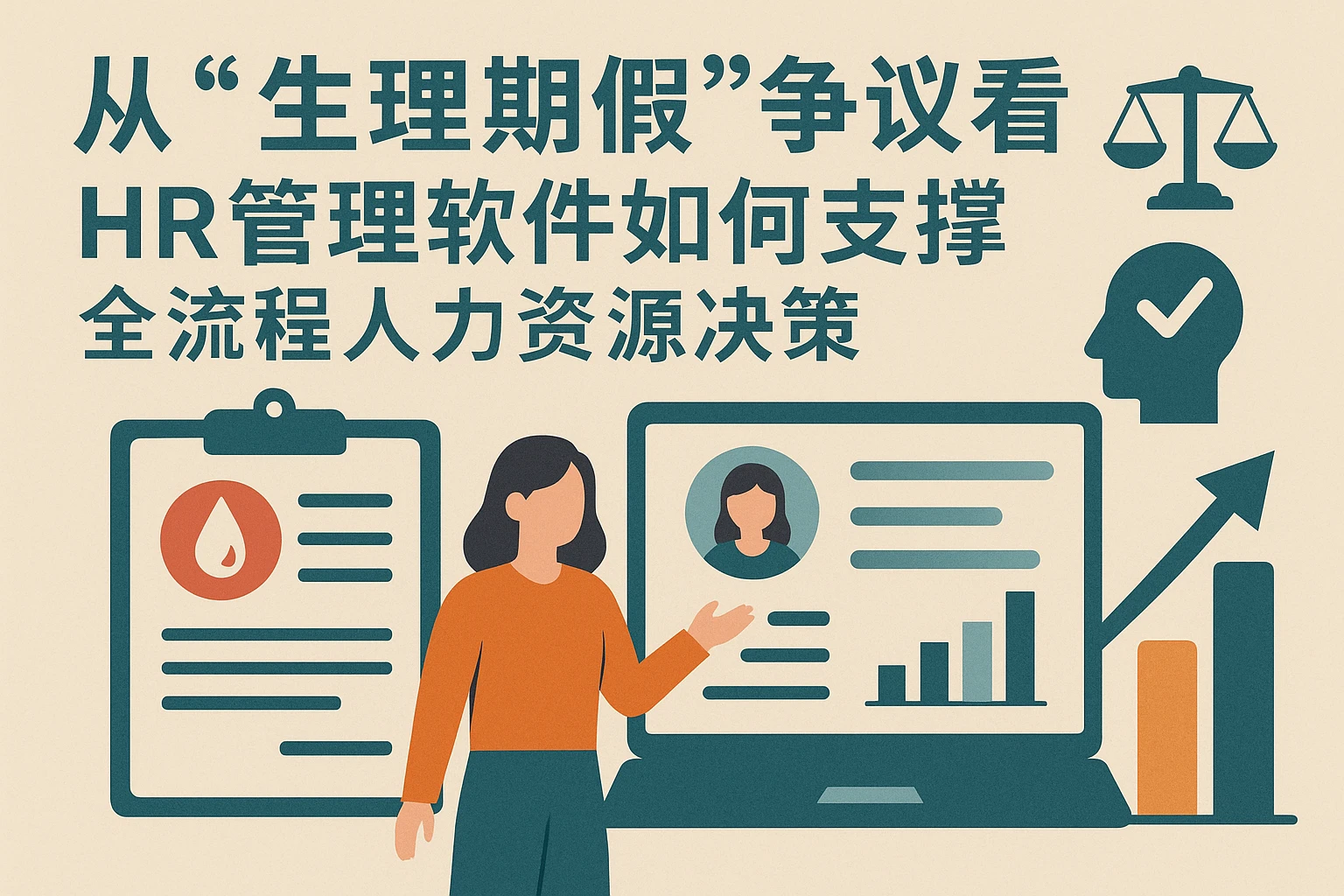 从“生理期假”争议看HR管理软件如何支撑全流程人力资源决策