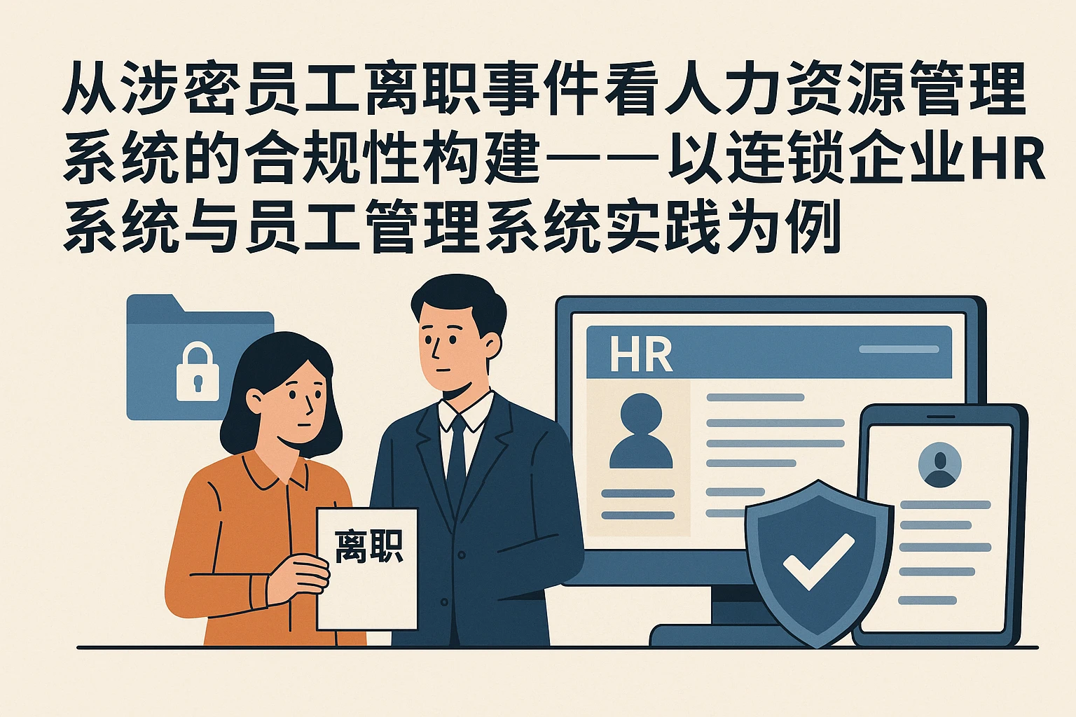 从涉密员工离职事件看人力资源管理系统的合规性构建——以连锁企业HR系统与员工管理系统实践为例
