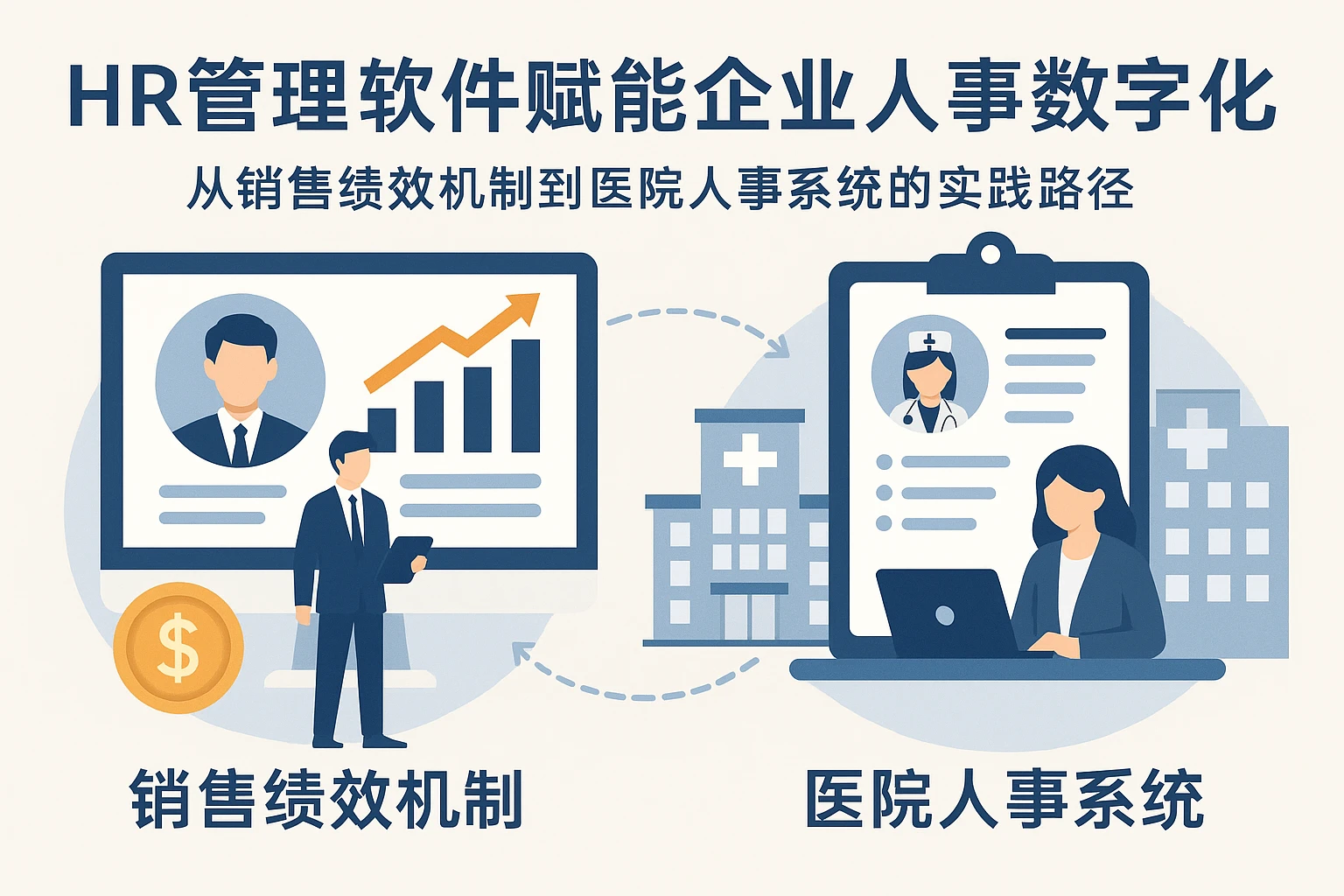 HR管理软件赋能企业人事数字化：从销售绩效机制到医院人事系统的实践路径