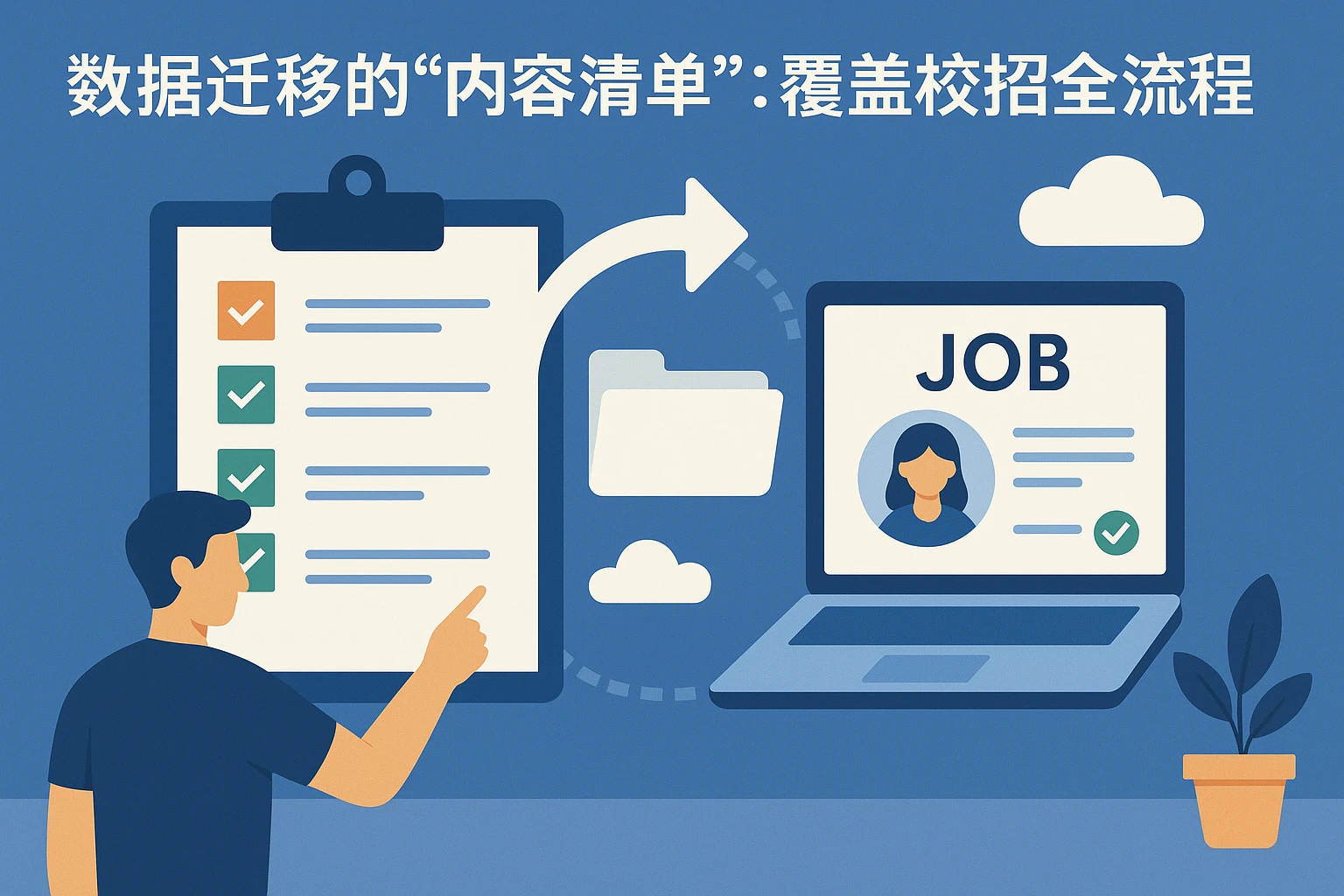 2. 数据迁移的“内容清单”：覆盖校招全流程