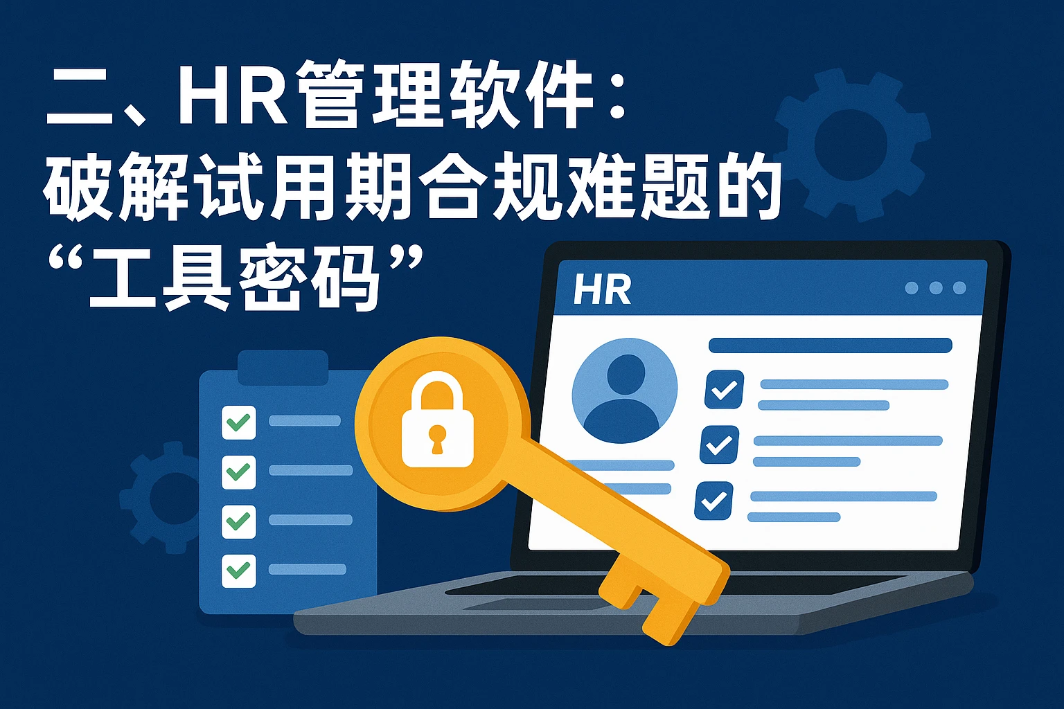 二、HR管理软件：破解试用期合规难题的“工具密码”