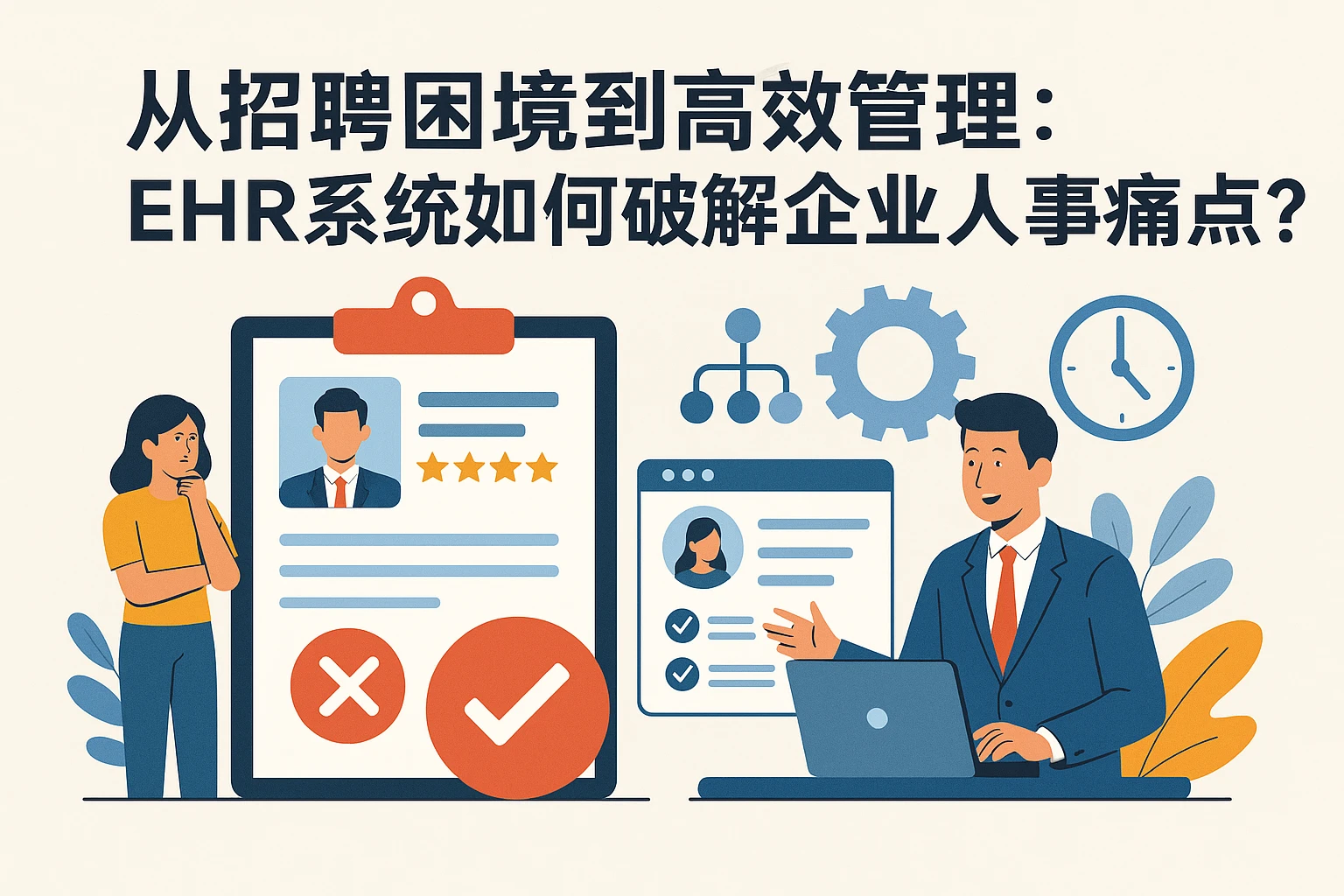 从招聘困境到高效管理：EHR系统如何破解企业人事痛点？