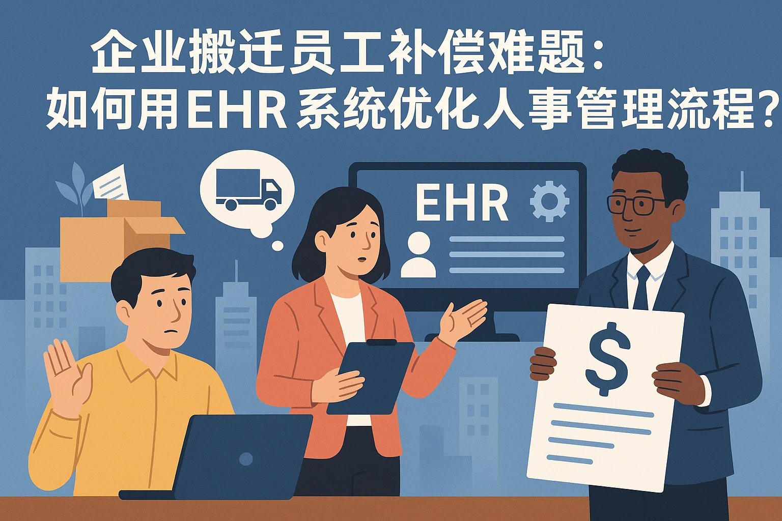企业搬迁员工补偿难题：如何用EHR系统优化人事管理流程？