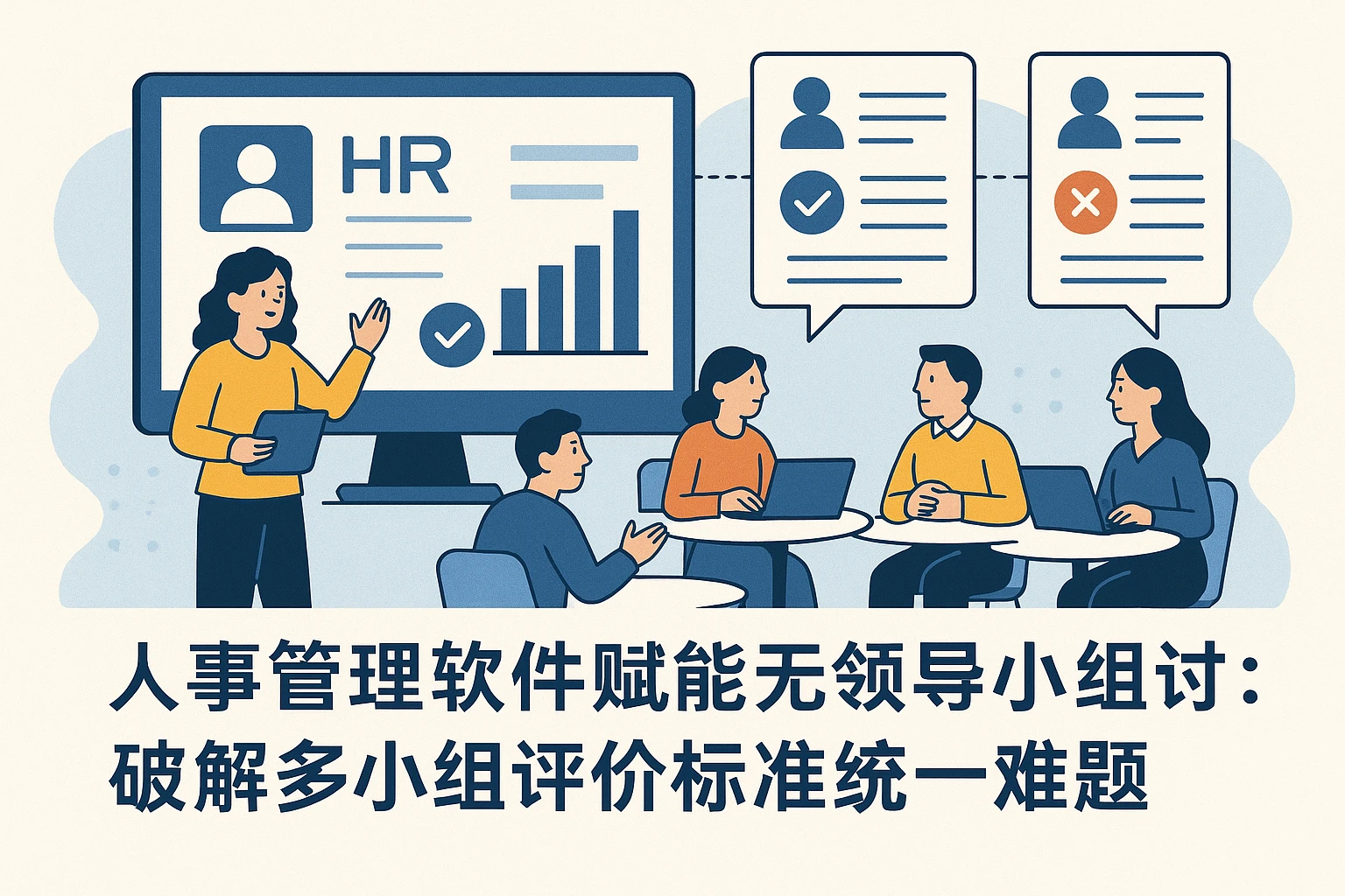 人事管理软件赋能无领导小组讨论：破解多小组评价标准统一难题