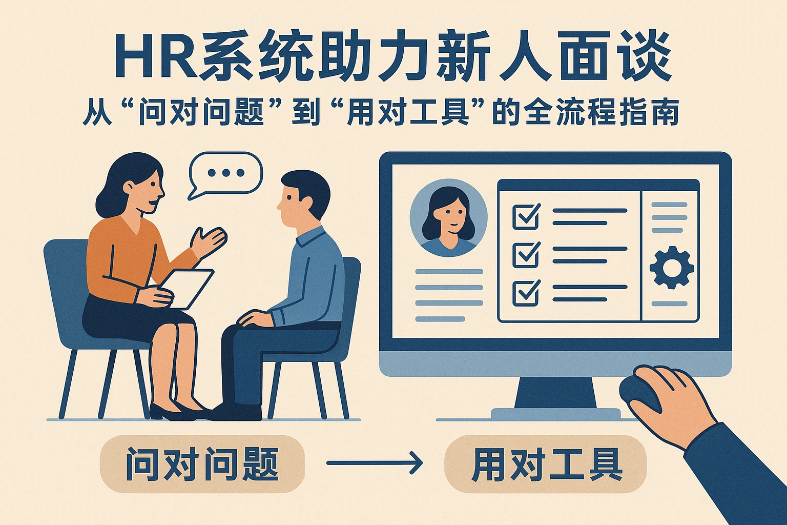 HR系统助力新人面谈：从“问对问题”到“用对工具”的全流程指南
