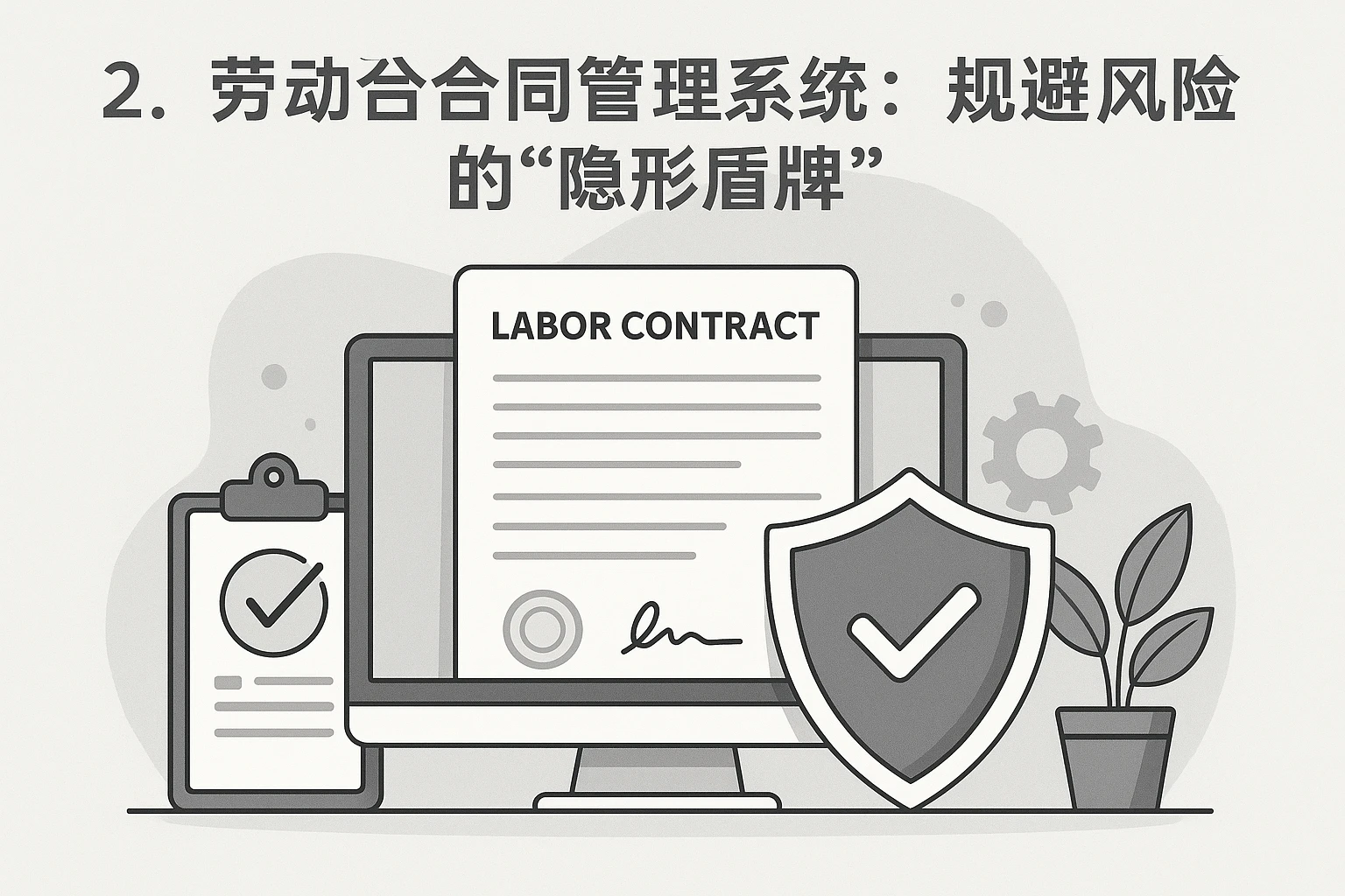 2. 劳动合同管理系统：规避风险的“隐形盾牌”