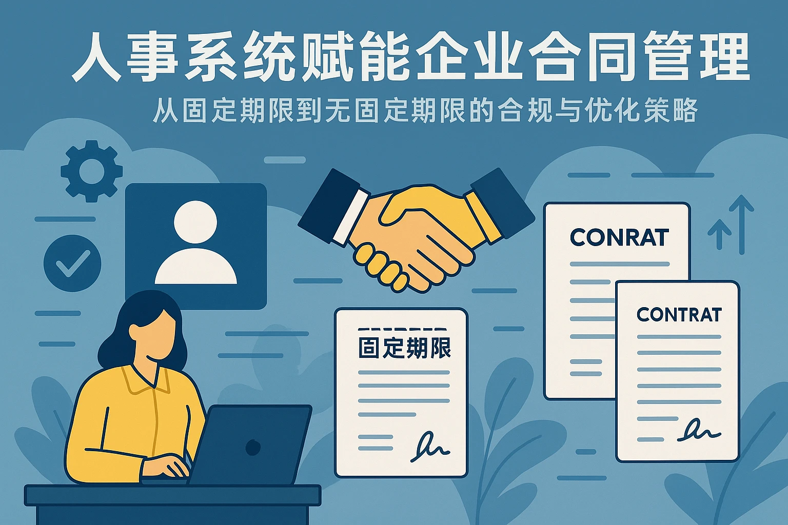 人事系统赋能企业合同管理：从固定期限到无固定期限的合规与优化策略
