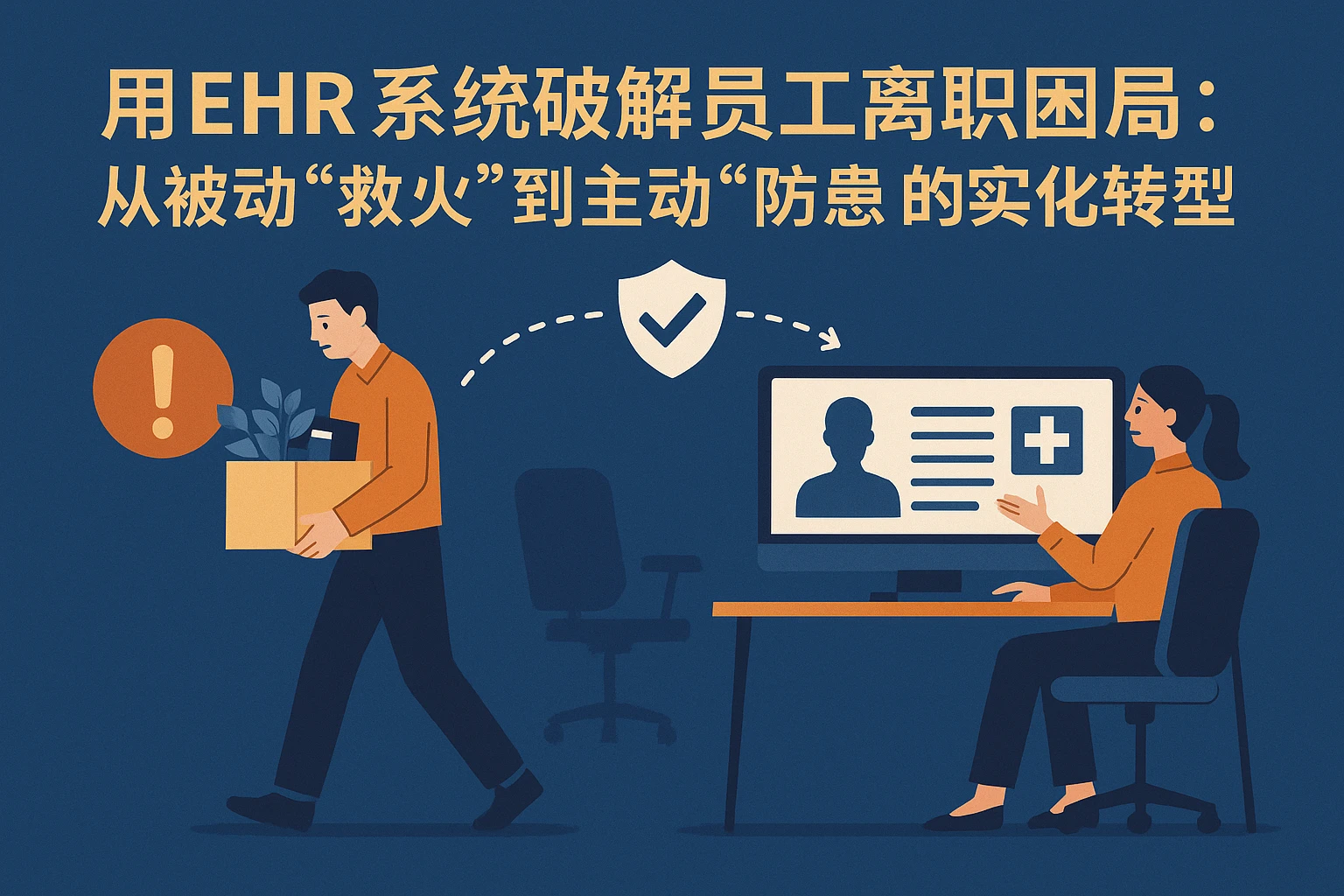 用EHR系统破解员工离职困局：从被动“救火”到主动“防患”的数字化转型