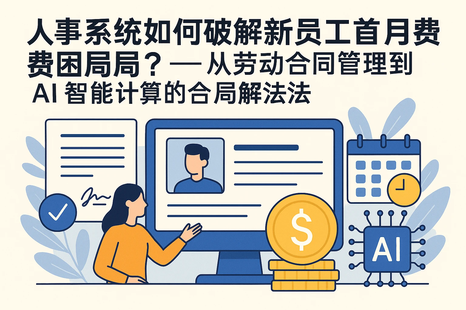 人事系统如何破解新员工首月加班费困局？——从劳动合同管理到AI智能计算的合规解法