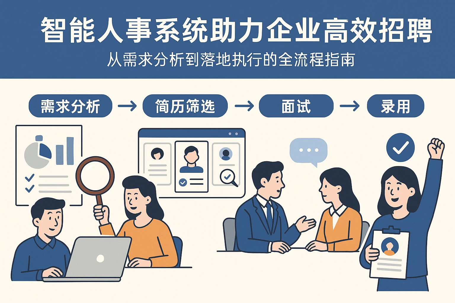 智能人事系统助力企业高效招聘：从需求分析到落地执行的全流程指南