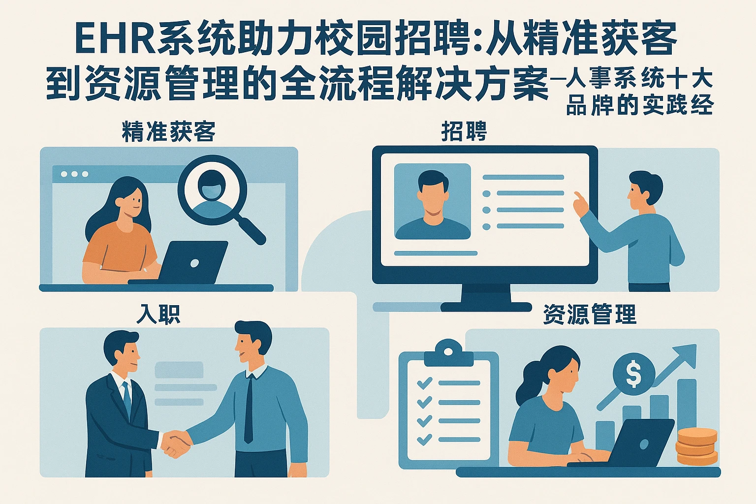 EHR系统助力校园招聘：从精准获客到资源管理的全流程解决方案——人事系统十大品牌的实践经验