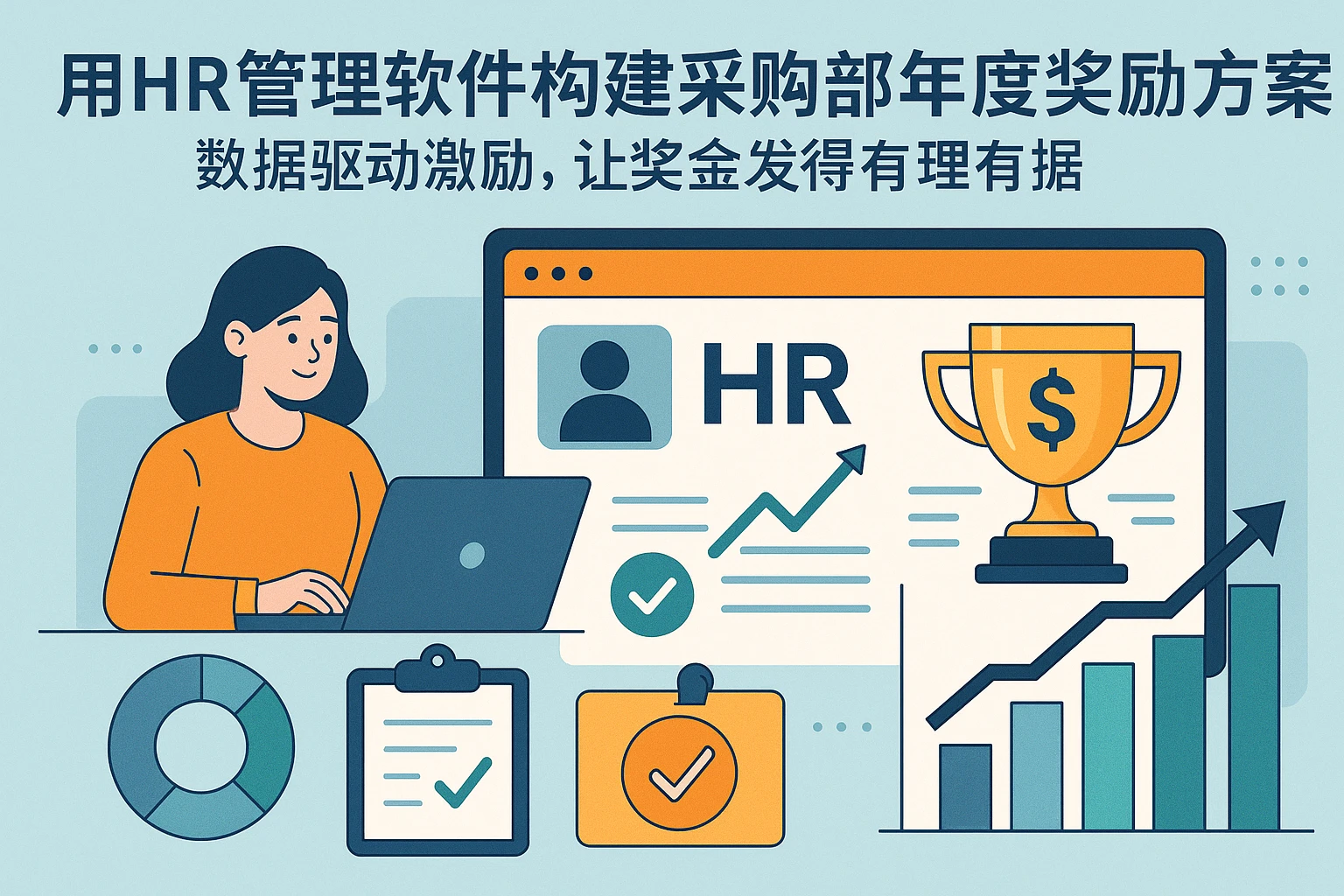 用HR管理软件构建采购部年度奖励方案：数据驱动激励，让奖金发得有理有据