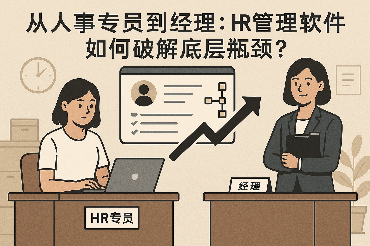 从人事专员到经理：HR管理软件如何破解底层瓶颈？