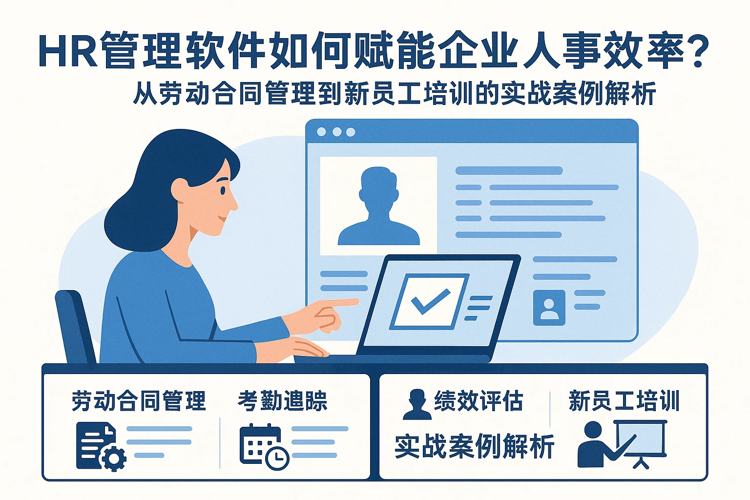 HR管理软件如何赋能企业人事效率？从劳动合同管理到新员工培训的实战案例解析