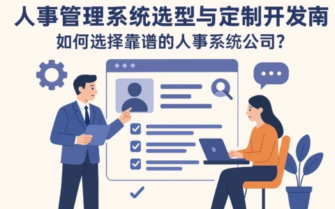 人事管理系统选型与定制开发指南：如何选择靠谱的人事系统公司？