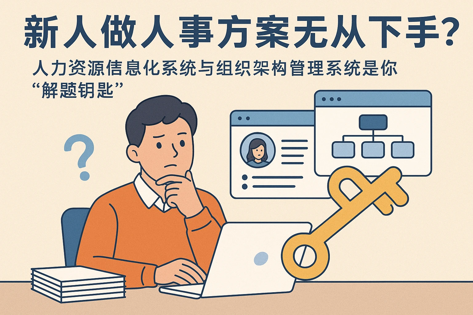 新人做人事方案无从下手？人力资源信息化系统与组织架构管理系统是你的“解题钥匙”